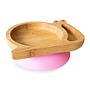 PLATO BAMBOO CARACOL ROSA ECO RASCALS