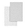 SABANA BAJERA CAPAZO PACK 2 UNDS LIBERTY GRIS