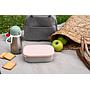 FIAMBRERA INOX LUNCH BOX GRIS/ROSA