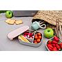 FIAMBRERA INOX LUNCH BOX GRIS/ROSA