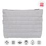 BOLSO DE ASEO DENIM GRIS