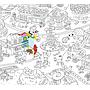OMY POSTER XL OMY ANIMAL CITY PARA COLOREAR