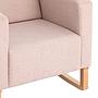 SILLON DE LACTANCIA LISO ROSA 68X71.5X93.5CM