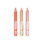 SET DE 3 LÁPICES BRILLO COBRE-ORO-ROSA CON
PURPURINA