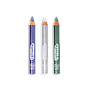SET DE 3 LÁPICES BRILLO VIOLETA-PLATA-VERDE
CON PURPURINA