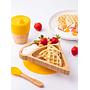 PLATO BAMBOO PIZZA AMARILLO ECO RASCALS