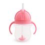 MUNCHKIN Tip & Sip - Taza de entrenamiento antigoteo con pajita y contrapeso 200ml