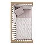 COLCHA+PROTECTOR CUNA 60 BRANCH ROSA