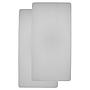 MEYCO SABANA BAJ.AJUS.CUNA 60 - PACK DE 2 - 60x120 CM ME-UNI LIGHT GREY