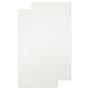 MEYCO SABANA BAJ.AJUS.CUNA 60 - PACK DE 2 - 60x120 CM ME-UNI OFF WHITE