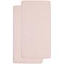 MEYCO SABANA BAJ.AJUS.CUNA 60 - PACK DE 2 - 60x120 CM ME-UNI SOFT PINK