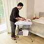 BAÑERA PLEGABLE CON CAMBIADOR BUBLY GRIS