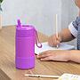 MONTII BOTELLA SIPPER FUCHSIA 350ML