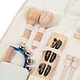 SET DE 8 INSTRUMENTOS+ORGANIZADOR MONTESSORI