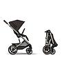 BALIOS S LUX+CAPAZO FOLD TAUPE/CHOCOLATE BROWN