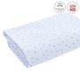 SABANA CAPAZO 3 PCS 80X120X1 CM BE ZOE CELESTE