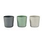 PACK DE 3 VASOS SILICONA