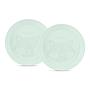 SET DE 2 PLATOS REDONDOS DOLCE MINT