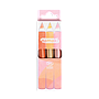 SET DE 3 LÁPICES BRILLO COBRE-ORO-ROSA CON
PURPURINA