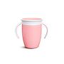 MUNCHKIN Miracle 360º - Taza antigoteo  con asas 200ml rosa