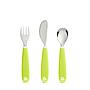 MUNCHKIN Pack de 3 cubiertos Splash Verde