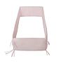 PROTECTOR DE CUNA 360 LISO ROSA EMPOLVADO 360X30CM