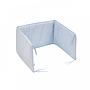 PROTECTOR DE CUNA 60 LISO CELESTE