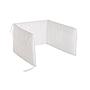 PROTECTOR DE CUNA 60 LISO BLANCO