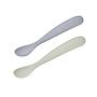 SET DE 2 CUCHARAS+ESTUCHE SEGUNDA EDAD SILICONA VERDE/GRIS