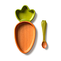 Oli&Carol CATHY THE CARROT Plato+Cuchara