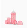 TWISTSHAKE BIBERON 260ML PASTEL ROSA