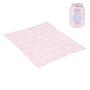 MANTA ALGODON 80X100CM BEBE PARD ROSA