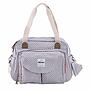 BOLSO GENEVE II PLAY PRINTS GREY/CORAL