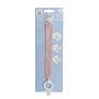 CADENA CHUPETE VICHY ROSA