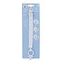 CADENA CHUPETE VICHY10 GRIS/MOTA