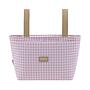 BOLSO ORGANIZADOR VICHY ROSA 13X38X20 CM